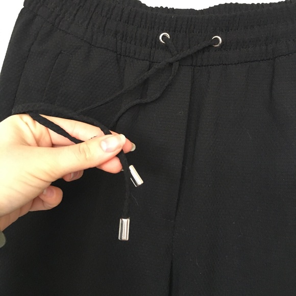 H and M | black pull on elastic waist dress pants - Picture 4 of 8